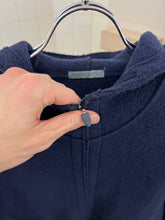 Load image into Gallery viewer, Late 1990s Mandarina Duck Raw Cut Boiled Wool Hooded Parka - Size XL