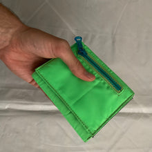 Load image into Gallery viewer, aw2000 Issey Miyake Electric Green Nylon Wallet - Size OS