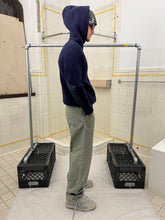 Load image into Gallery viewer, 1990s Final Home Knitted Hoodie with Nylon Sleeve Detail - Size M
