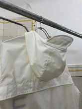 Load image into Gallery viewer, 2000s Samsonite 'Travel Wear' White Windbreaker with Bill Brimmed Hood - Size M