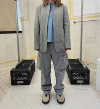 Load image into Gallery viewer, Late 1990s Mandarina Duck Light Grey Egg Cell Tailored Blouson - Size S