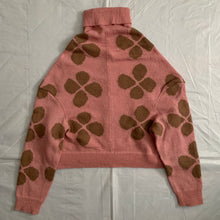 Load image into Gallery viewer, aw1996 CDG Cropped Flower Intarsia Sweater - Size M