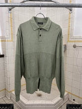 Load image into Gallery viewer, 1990s Issey Miyake Multi-Gauge Knit Polo with Split Hem - Size M