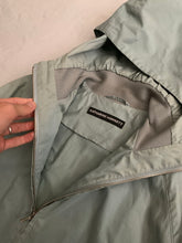 Load image into Gallery viewer, 1990s Katharine Hamnett Glacier Blue Military Parka with Ribbed Neck Hood - Size OS