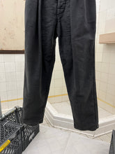 Load image into Gallery viewer, 1980s Katharine Hamnett Moleskin High Waisted Pleated Trousers - Size S