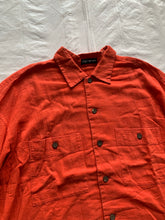 Load image into Gallery viewer, ss1995 Issey Miyake Burnt Orange Light Cotton Boxy Oversized Shirt - Size L