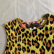 Load image into Gallery viewer, ss2018 CDGH+ Psychedelic Leopard Print Knitted Vest - Size M