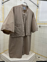 Load image into Gallery viewer, 1980s Marithe Francois Girbaud Light Brown Collarless Chest Pocket Workshirt - Size L