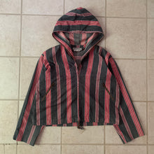 Load image into Gallery viewer, 1990s Armani Cropped Full Zip Hooded Jacket - Size L