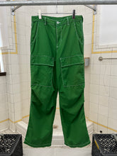 Load image into Gallery viewer, ss2007 Issey Miyake Green Darted Knee Cargo Pants - Size M