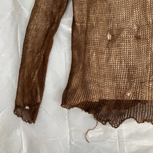 Load image into Gallery viewer, 1995 CDGH+ Distressed Mesh Layered Shirt - Size M
