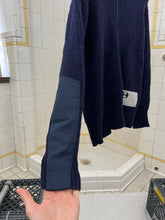 Load image into Gallery viewer, 1990s Final Home Knitted Hoodie with Nylon Sleeve Detail - Size M