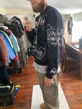 Load image into Gallery viewer, aw2002 Bernhard Willhelm Embroidered Graphic Crewneck - Size M