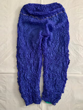 Load image into Gallery viewer, aw1999 Issey Miyake Blue Crinkled Bungee Pants - Size M