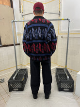 Load image into Gallery viewer, 1980s Marithe Francois Girbaud x Maillaparty Zippered Intarsia Sweater - Size L