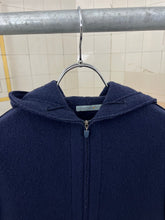 Load image into Gallery viewer, Late 1990s Mandarina Duck Raw Cut Boiled Wool Hooded Parka - Size S