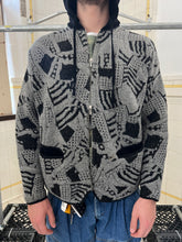 Load image into Gallery viewer, 1980s Marithe Francois Girbaud x Maillaparty Hooded Zip Up Sweater - Size M