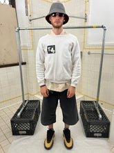 Load image into Gallery viewer, aw2002 Bernhard Willhelm Post Modern Art Print White Sweatshirt - Size M