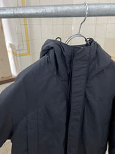Load image into Gallery viewer, Late 1990s Mandarina Duck Black Hooded Down Parachute Parka - Size L