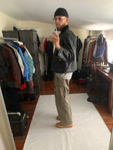 Load image into Gallery viewer, 1990 CDGH Cropped Black Leather Bomber Jacket - Size OS