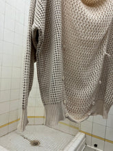 Load image into Gallery viewer, 1980s Marithe Francois Girbaud Deformed Multi Gauge Knit Sweater with Cowlneck - Size M