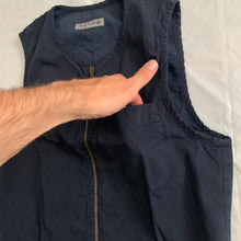 Load image into Gallery viewer, 1990s Armani Overdyed Navy Cotton Vest - Size M