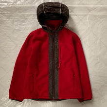 Load image into Gallery viewer, aw2000 Issey Miyake Red Fleece Technical Jacket - Size M