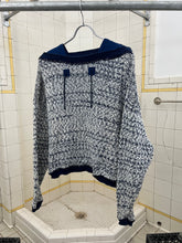 Load image into Gallery viewer, 1980s Marithe Francois Girbaud x Maillaparty Loose Heather Knit with Denim Boatneck Detail - Size M