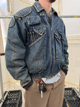 Load image into Gallery viewer, aw1986 Katharine Hamnett Denim Cargo Bomber - Size OS