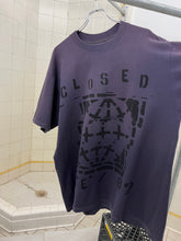 Load image into Gallery viewer, 1980s Marithe Francois Girbaud x Closed Purple Logo Print Tee - Size L