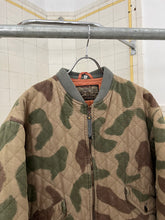 Load image into Gallery viewer, 1990s Armani Quilted Duck Camo Bomber - Size L