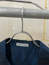Load image into Gallery viewer, 1990s Armani Blue Acetate Camp Collar Shirt - Size L