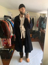 Load image into Gallery viewer, ss1998 Yohji Yamamoto Oversize Jersey and Gabardine Trench Coat - Size OS
