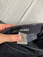 Load image into Gallery viewer, ss2007 Issey Miyake Faded Black Tactical Pants with Contrast Stitching - Size XL