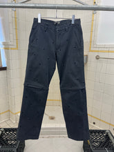 Load image into Gallery viewer, 2000s Lad Musician Gunmetal Modular Zip Offs with Pill Embroidery - Size M