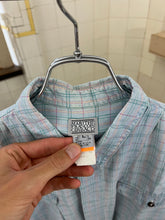 Load image into Gallery viewer, 1980s Marithe Francois Girbaud Double Pleated Shoulder Plaid Shirt - Size L