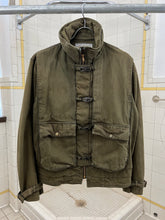 Load image into Gallery viewer, 1980s Marithe Francois Girbaud x Complements Dark Khaki Cargo Jacket with Front Buckle Closures - Size M