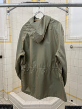 Load image into Gallery viewer, 1990s Katharine Hamnett Light Iridescent Beige Military Parka with Ribbed Neck Hood - Size OS
