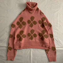 Load image into Gallery viewer, aw1996 CDG Cropped Flower Intarsia Sweater - Size M