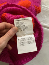 Load image into Gallery viewer, 2001 Junya Watanabe Pink and Red Houndstooth Sweater - Size S