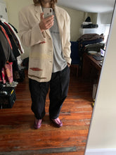 Load image into Gallery viewer, ss1992 Yohji Yamamoto Patched Linen Blazer - Size XL