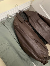 Load image into Gallery viewer, 1980s CDGH Brown Paneled Leather Work Jacket - Size OS