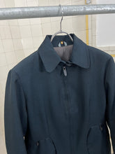 Load image into Gallery viewer, Late 1990s Mandarina Duck Navy Egg Cell Tailored Blouson - Size S