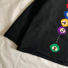 Load image into Gallery viewer, aw1997 Yohji Yamamoto Black Billiards Knit Sweater - Size M