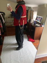 Load image into Gallery viewer, 1990s Armani Red Modular Bondage Jacket - Size L