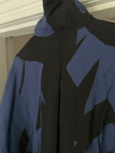 Load image into Gallery viewer, aw1991 Issey Miyake Brush Graphic High Neck Shirt - Size L