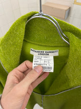 Load image into Gallery viewer, 1990s Katharine Hamnett Grinch Zip Up Sweater- Size L