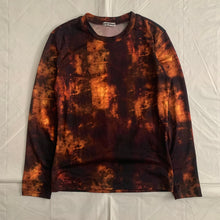 Load image into Gallery viewer, aw1998 Issey Miyake Orange Dyed Long-sleeved Synthetic Shirt - Size M
