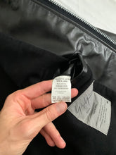 Load image into Gallery viewer, aw1997 Yohji Yamamoto Cropped Black Leather Jacket - Size OS
