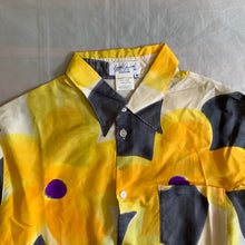 Load image into Gallery viewer, ss1991 Yohji Yamamoto Daisy Dyed Silk Shirt - Size M